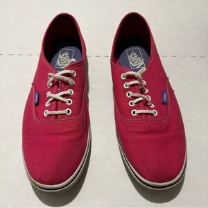 Vans women’s fuscia Canvas Sneakers